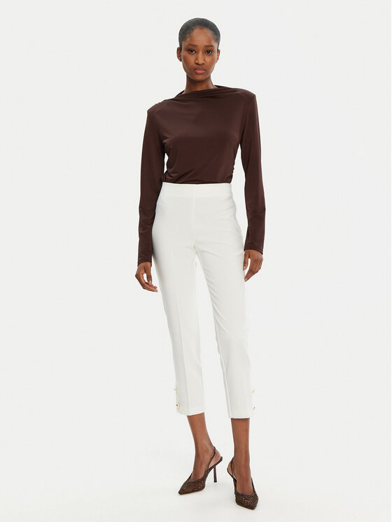 Rinascimento Rinascimento Szövet nadrág CFC0122858003 Fehér Regular Fit
