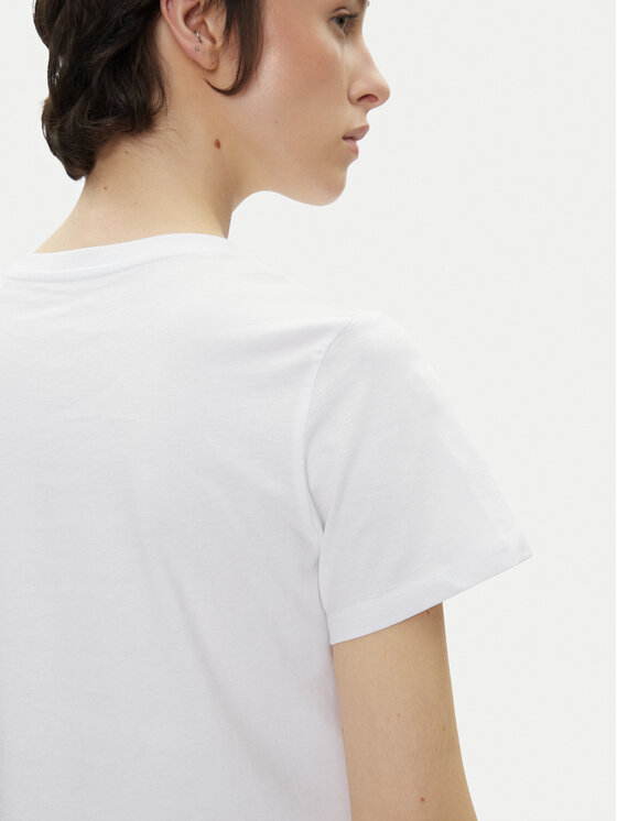 Pepe Jeans Pepe Jeans T-shirt Rosalind PL506034 Bianco Regular Fit