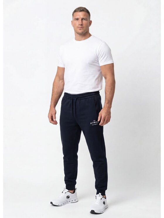 PITBULL PITBULL Spodnie dresowe ARBOR Granatowy Regular Fit