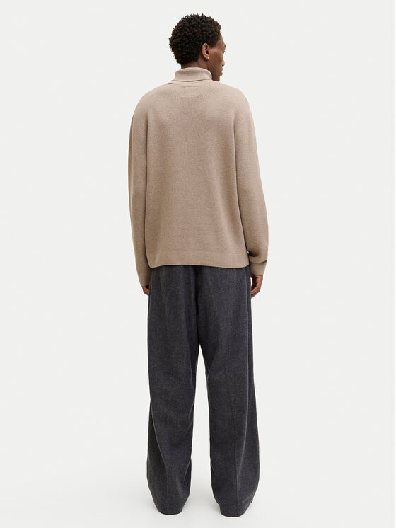 Jack & Jones Jack & Jones Krekls ar augstu apkakli Milano 12285093 Bēšs Relaxed Fit