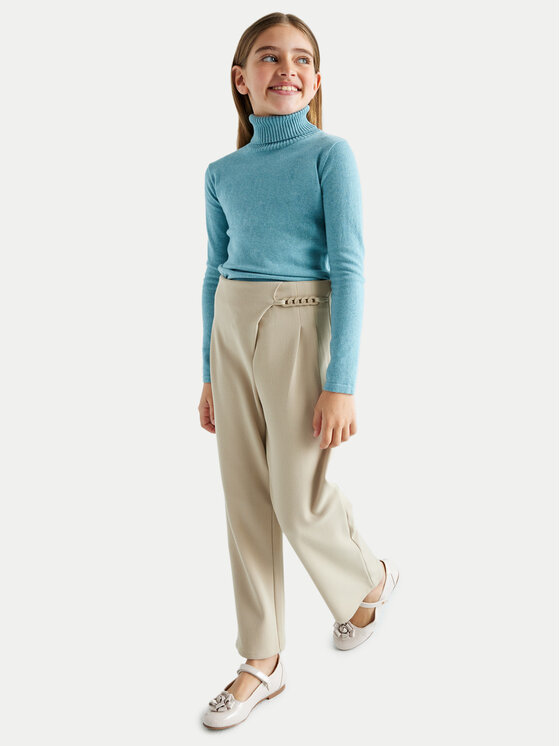 Mayoral Mayoral Штани з тканини 7543 Бежевий Regular Fit