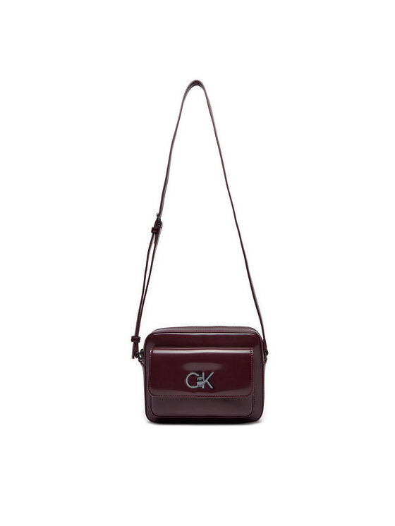 Calvin Klein Calvin Klein Ročna torba Re-Lock Camera K60K612544 Bordo rdeča
