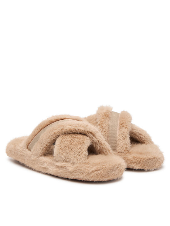 Tommy Hilfiger Tommy Hilfiger Papuče Th Feminine House Shoes FW0FW09615 Bež