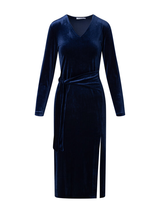QUIOSQUE QUIOSQUE Večerní šaty 4TC002 Tmavomodrá Regular Fit
