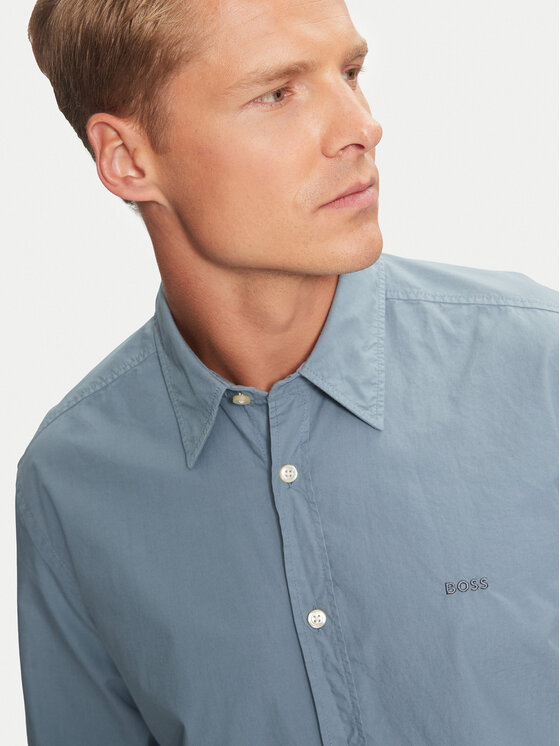 BOSS Boss Košile Relegant 50518304 Modrá Regular Fit