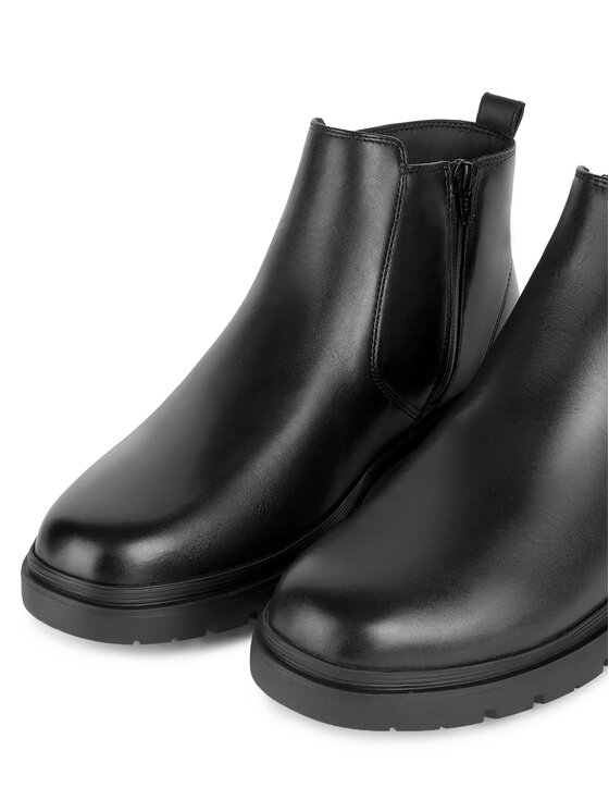 Geox Geox Polokozačky U Spherica Ec1 B Abx U46HNC 00043 C9999 Černá