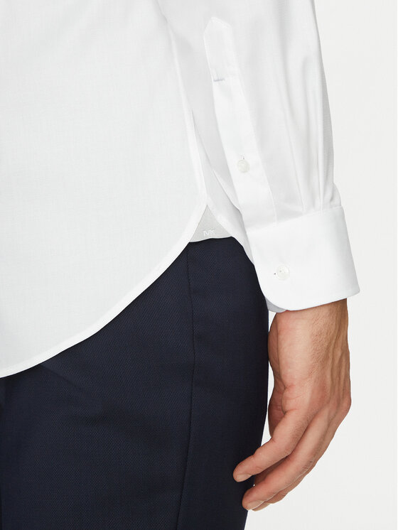 Michael Kors Michael Kors Koszula MK0DS01501 Biały Slim Fit