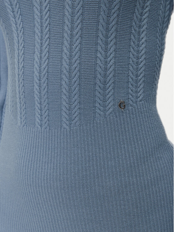 Guess Guess Rochie tricotată Livia W4BK08 Z2V42 Albastru Regular Fit