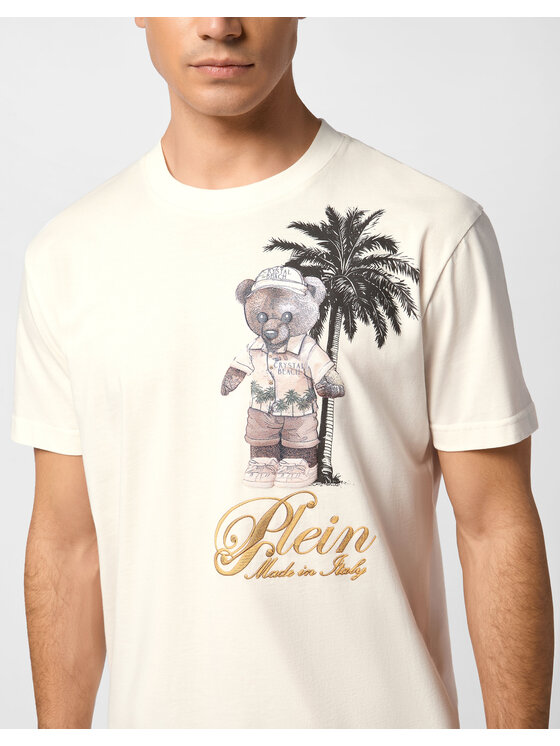 PHILIPP PLEIN PHILIPP PLEIN T-Shirt 27137 Biały Regular Fit