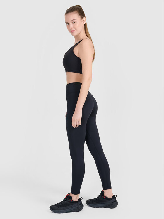 4F 4F Legginsy MULTI ACTIVE Czarny Slim Fit
