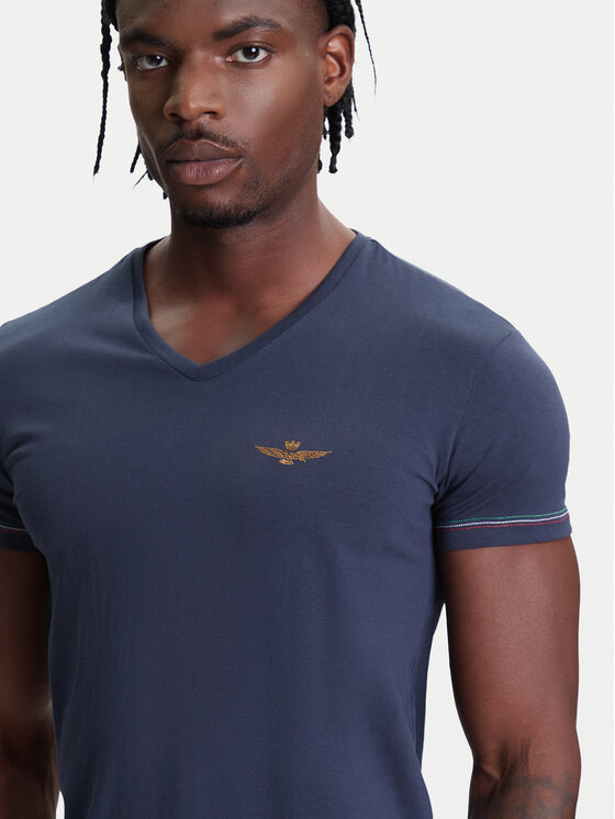 Aeronautica Militare Aeronautica Militare T-särk AM1UTI004 Tumesinine Regular Fit