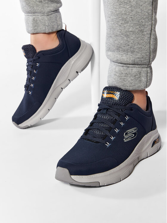 Skechers Sneakersy Titan 232200/NVY Granatowy | Modivo.pl