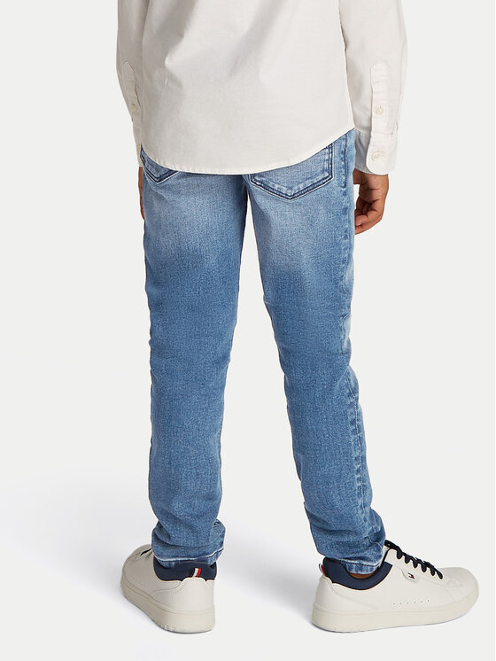 Tommy Hilfiger Tommy Hilfiger Traperice Scanton KB0KB09566 Plava Slim Fit