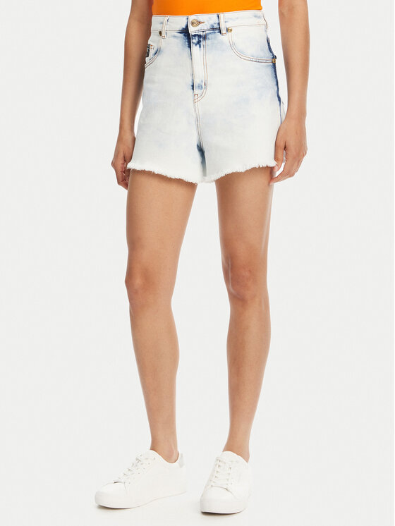Versace Jeans Couture Versace Jeans Couture Pantaloni scurți de blugi 78HAD51R Albastru Straight Fit