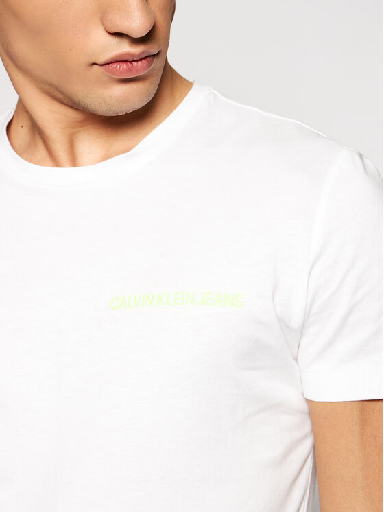 Calvin Klein Jeans Calvin Klein Jeans Tričko Institutional J30J307852 Biela Regular Fit