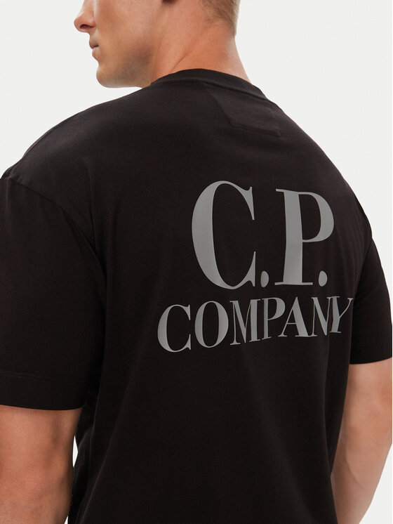 C.P. Company C.P. Company Marškinėliai 21CMTS135A005100W Juoda Regular Fit