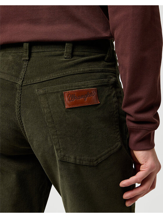 Wrangler Wrangler Jeansy TEXAS SLIM Zielony Slim Fit