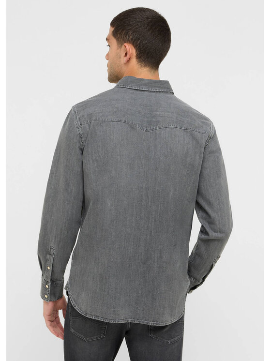 Mustang Mustang Camicia Style Duver Grigio Regular Fit