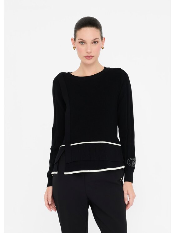 Liu Jo Liu Jo Maglione TF5033MS63L03N66 Nero Regular Fit