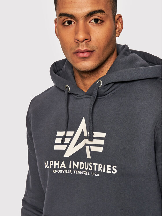 Alpha Industries Alpha Industries Bluza Basic 178312 Szary Regular Fit