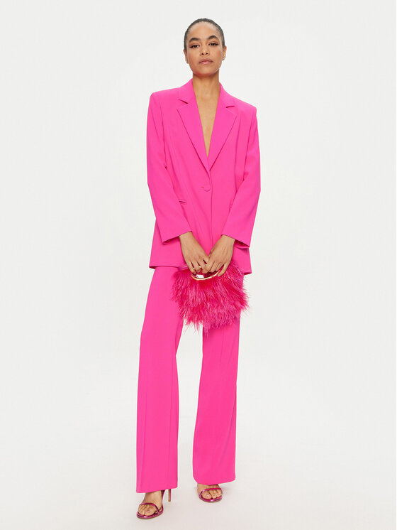 PINKO PINKO Marynarka Esagerata 102858 A1L8 Różowy Regular Fit