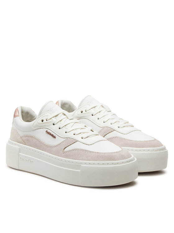 Calvin Klein Calvin Klein Tossud Ff Cupsole Lace Up W/Ml Mix M HW0HW02125 Valge