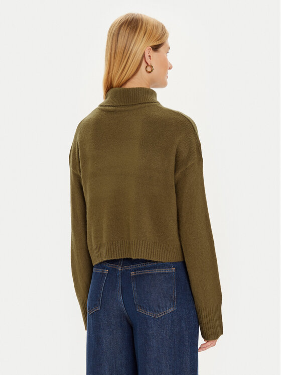 Brave Soul Brave Soul Rolák LK-230PEBBLEA Khaki Regular Fit