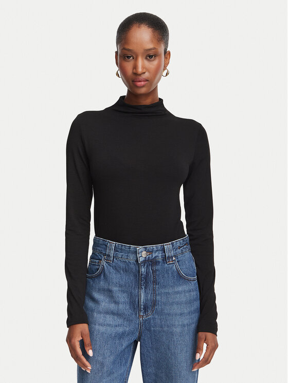 Marella Marella Поло Emme by Marella Zona 2625946011 Черен Slim Fit