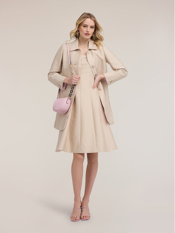 Motivi Motivi Cappotto invernale 0021Q000654N002 Crema Regular Fit