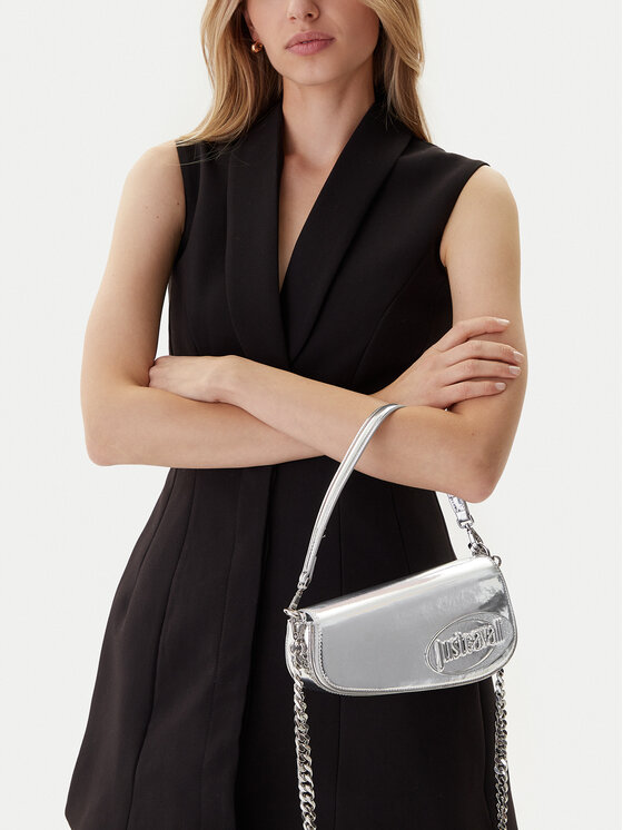 Just Cavalli Just Cavalli Borsetta 79RA4BZ3 Argento