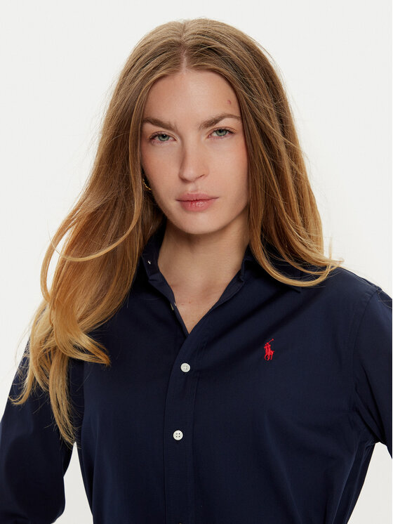 Polo Ralph Lauren Polo Ralph Lauren Sukienka koszulowa 211944007003 Granatowy Regular Fit