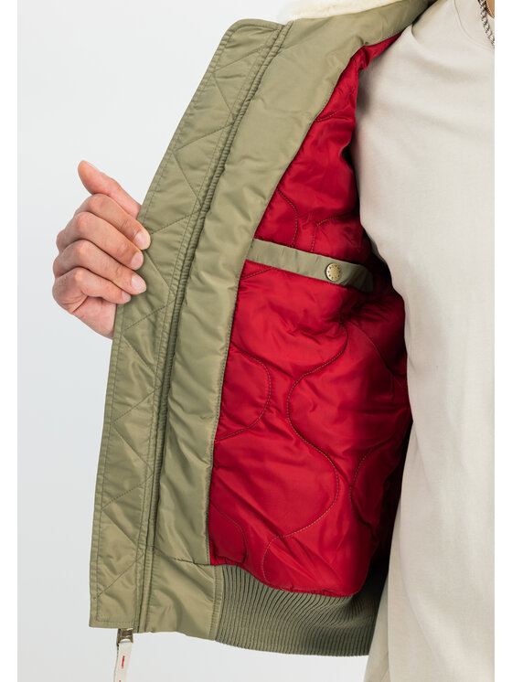 Alpha Industries Alpha Industries Kurtka bomber Injector III Bomber Jacket Brązowy Slim Fit
