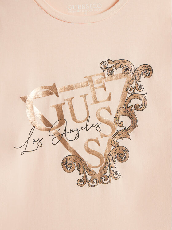 Guess Guess T-shirt J5RI35 K6YW4 Koraljna Regular Fit
