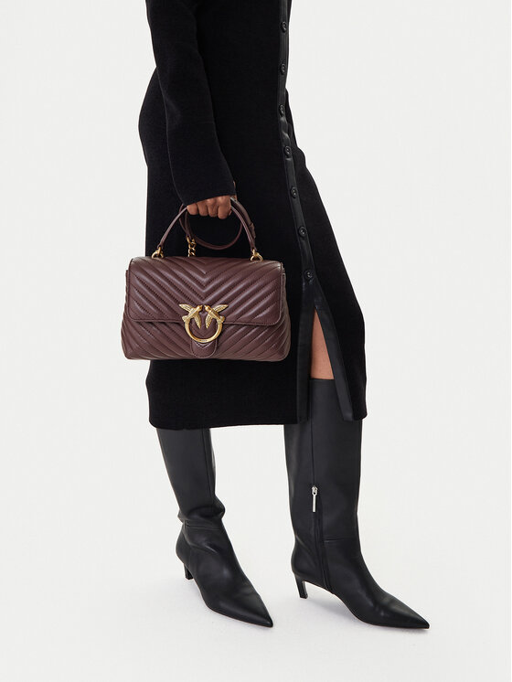 PINKO PINKO Τσάντα Love Lady Puff Classic Cl Al 25-26 PLTT 100043 A0GK Μπορντό