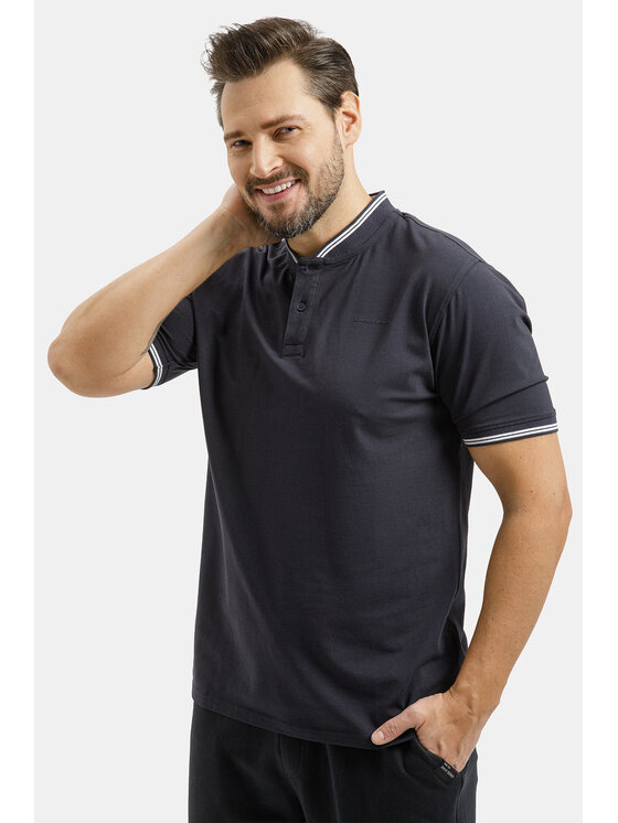 Cross Jeans Cross Jeans T-Shirt 16176-310 Granatowy Regular Fit