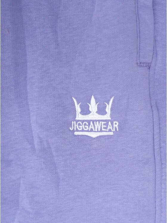 Jigga Wear Jigga Wear Spodnie dresowe Szerokie wygodne 131965 Fioletowy Baggy Fit