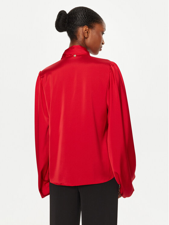 Rinascimento Rinascimento Bluse CFC0121009003 Rot Regular Fit