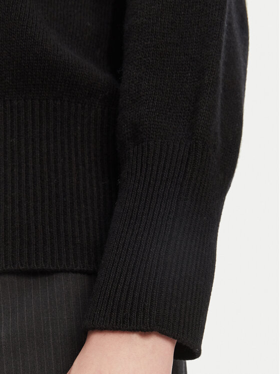 Marella Marella Rollkragenpullover Ismaele 2523366394 Schwarz Oversize