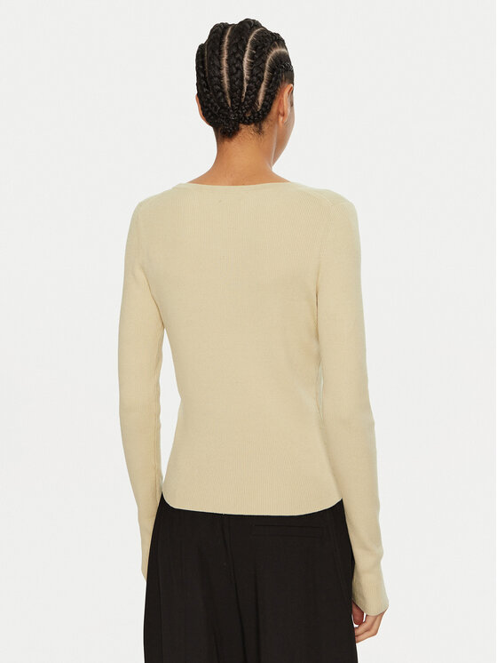 Calvin Klein Jeans Calvin Klein Jeans Pletena jopica J20J224239 Zelena Regular Fit