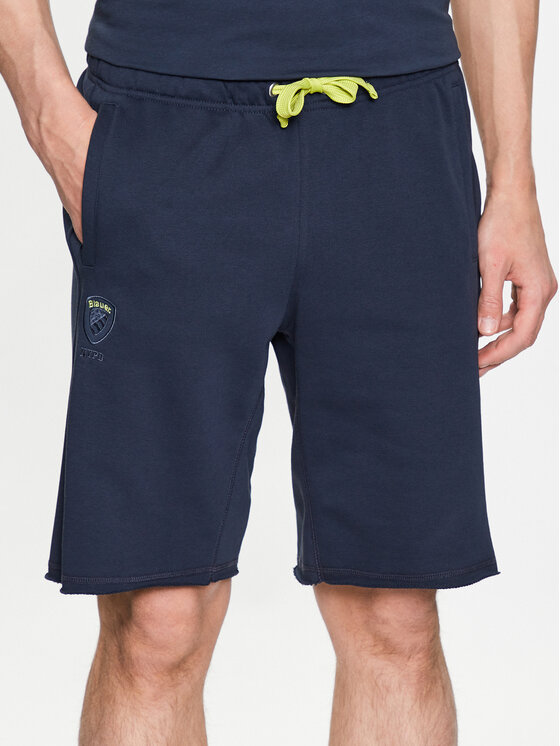 Blauer Športové kraťasy 23SBLUF07085 005662 Tmavomodrá Regular Fit