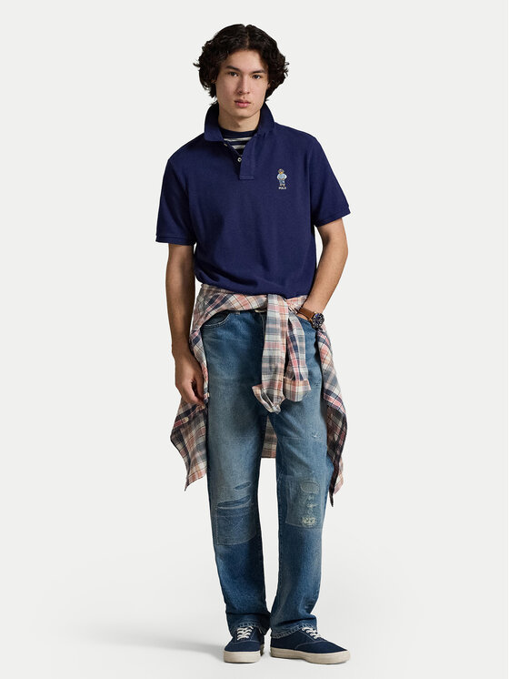 Polo Ralph Lauren Polo Ralph Lauren Pólóing 710B14620001 Sötétkék Classic Fit