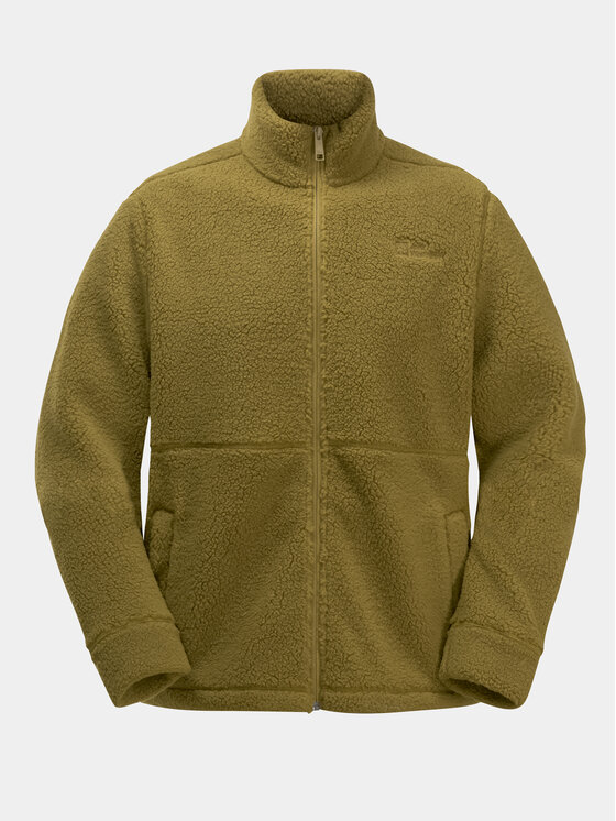 Jack Wolfskin Jack Wolfskin Flis Felslicht Jkt 1711151 Kaki Regular Fit