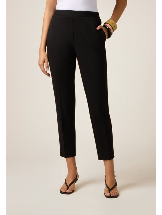 Oltre Oltre Pantaloni di tessuto P273J002361N033 Nero Regular Fit