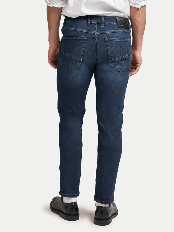 Bugatti Bugatti Jeans hlače 3278D 96635 Mornarsko modra Slim Fit