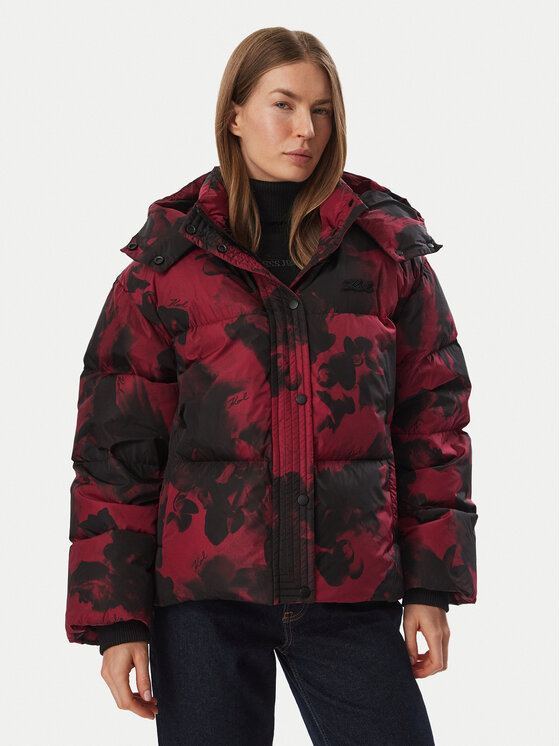 KARL LAGERFELD KARL LAGERFELD Žieminė striukė B3W15002 Raudona Regular Fit