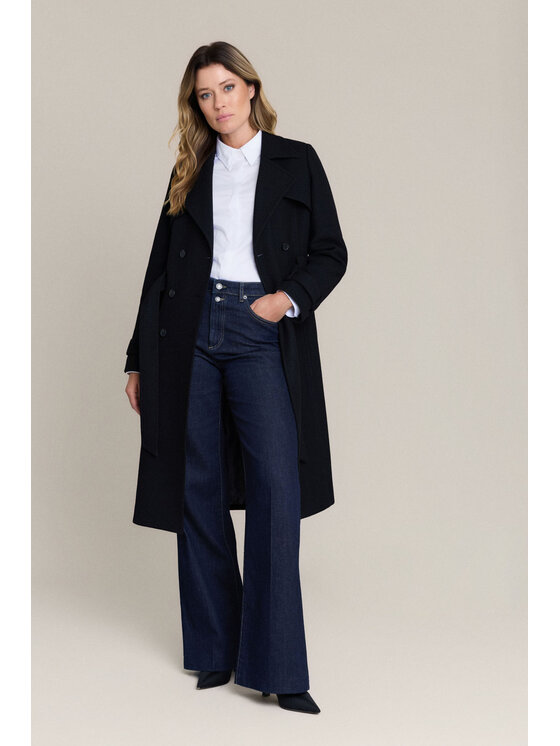 Lancerto Lancerto Płaszcz zimowy Ornella PC073226000016 Czarny Regular Fit