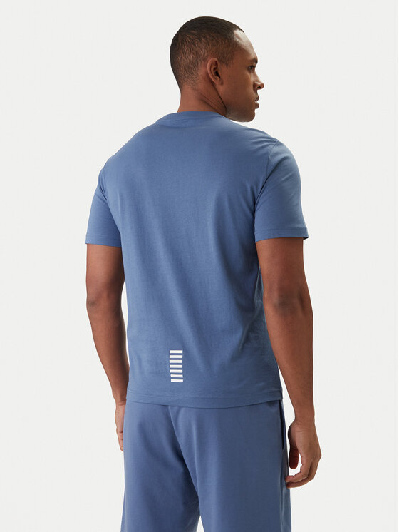 EA7 Emporio Armani EA7 Emporio Armani T-Shirt 8NPT25 PJVPZ Granatowy Regular Fit