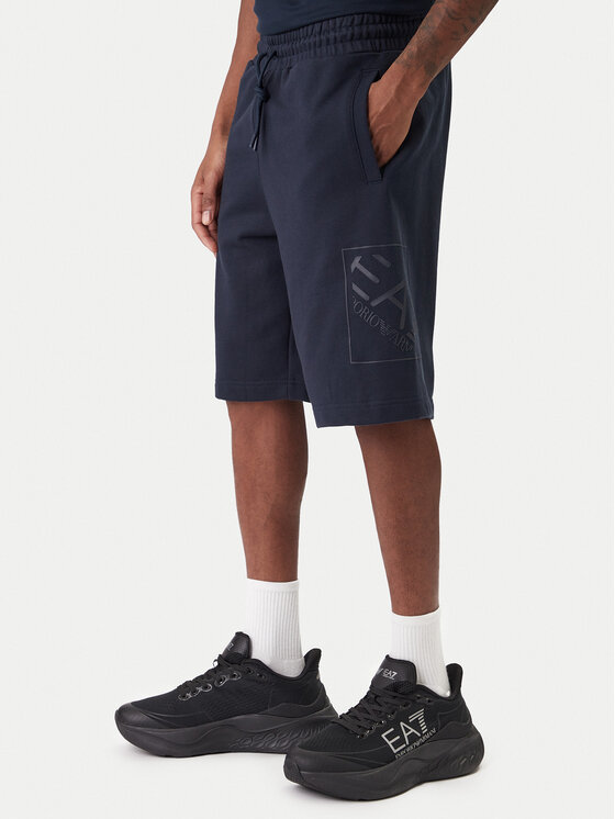 EA7 Emporio Armani EA7 Emporio Armani Pantaloncini sportivi 7M001491 AF17787 UB102 Blu scuro Regular Fit