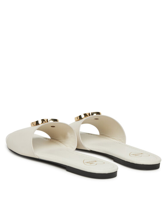 LOVE MOSCHINO LOVE MOSCHINO Şlapi JA28161G0MIA0102 Écru