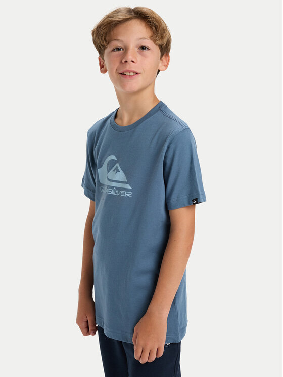 Quiksilver Quiksilver Marškinėliai Ev Comp Logo EQBZT04897 Mėlyna Regular Fit